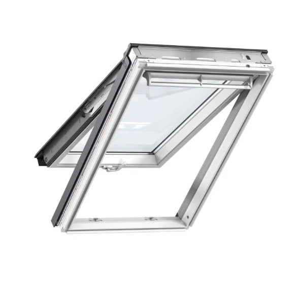 Finestra per tetti a falda Velux - GPL 2068 Legno Laccato Bianco - Vetro Energy - Vasistas/bilico manuale