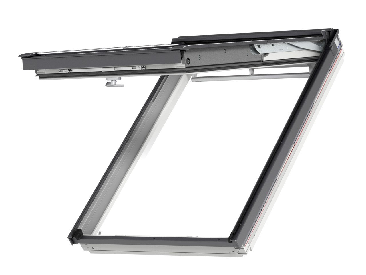 Finestra per tetti a falda Velux - GPL 2068 Legno Laccato Bianco - Vetro Energy - Vasistas/bilico manuale