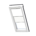Tenda interna oscurante combinata Velux - DFD - Soluzione Notte/Giorno - Guide in alluminio Bianco - Manuale