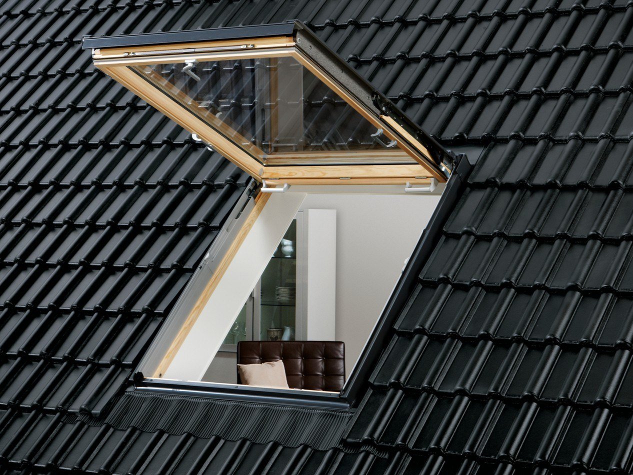 Finestra LINEA VITA per tetti a falda Velux - GTL 3066 Legno Naturale - Vetro Energy Clima - Apertura a Vasistas manuale