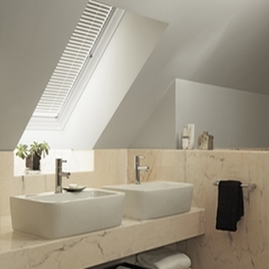 Tenda interna alla veneziana Velux - PAL - Guide in alluminio spazzolato - Manuale