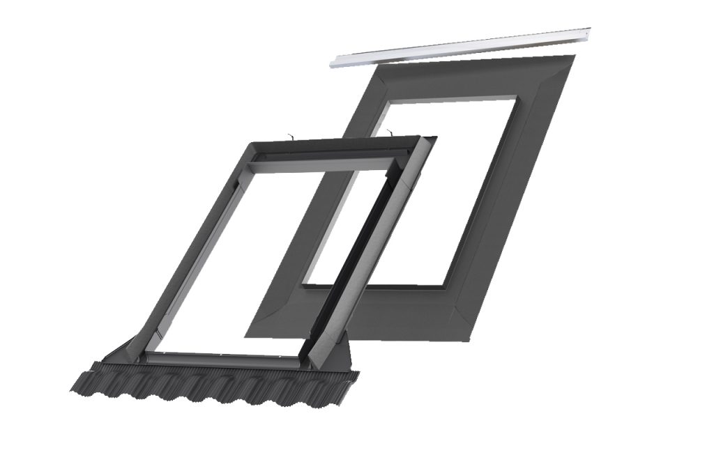 Raccordo Velux + Collare Impermeabilizzante - EDW 1000S - Per Manti di Copertura SAGOMATI