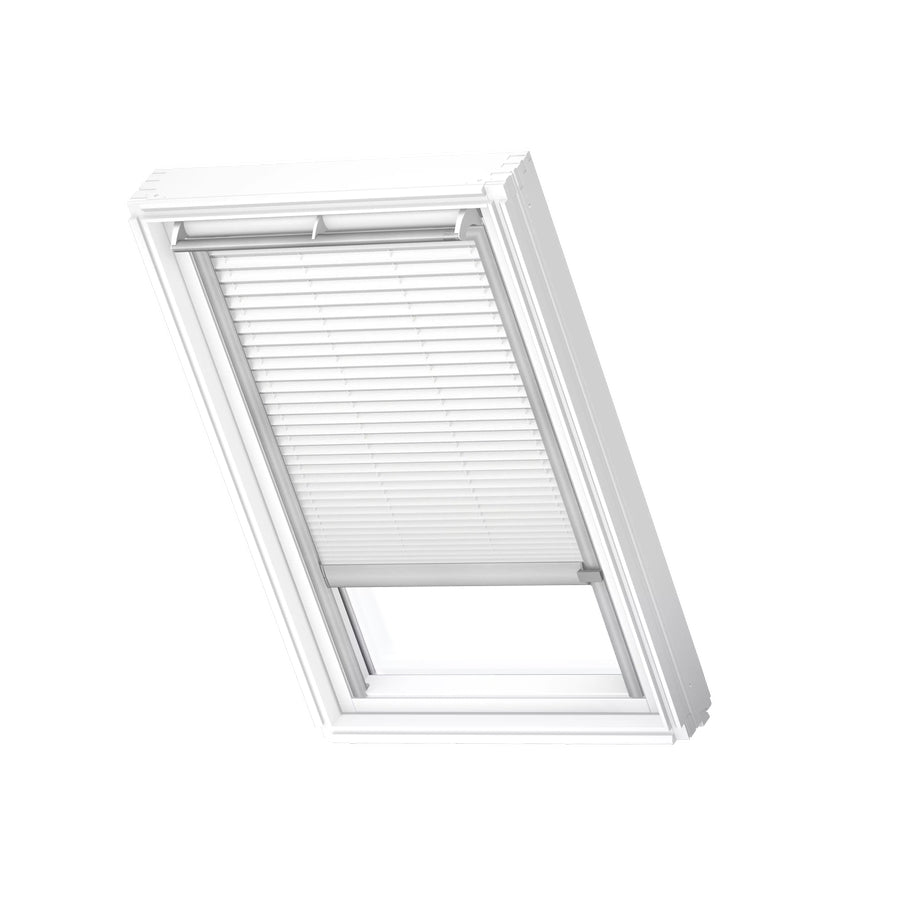Tenda interna filtrante plissettata Velux - FML - Guide in alluminio Bianco - Elettrica