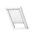 Tenda interna filtrante plissettata Velux - FML - Guide in alluminio Bianco - Elettrica