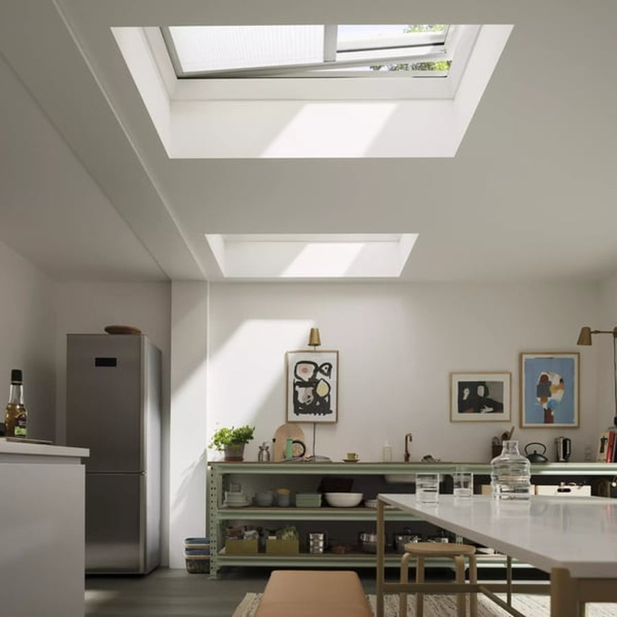 Tenda filtrante plissettata Velux per finestre con cupola CVP/CFP - FMG Integra ELETTRICA