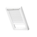 Tenda interna oscurante plissettata Velux - FSC - Guide in alluminio spazzolato - Solare